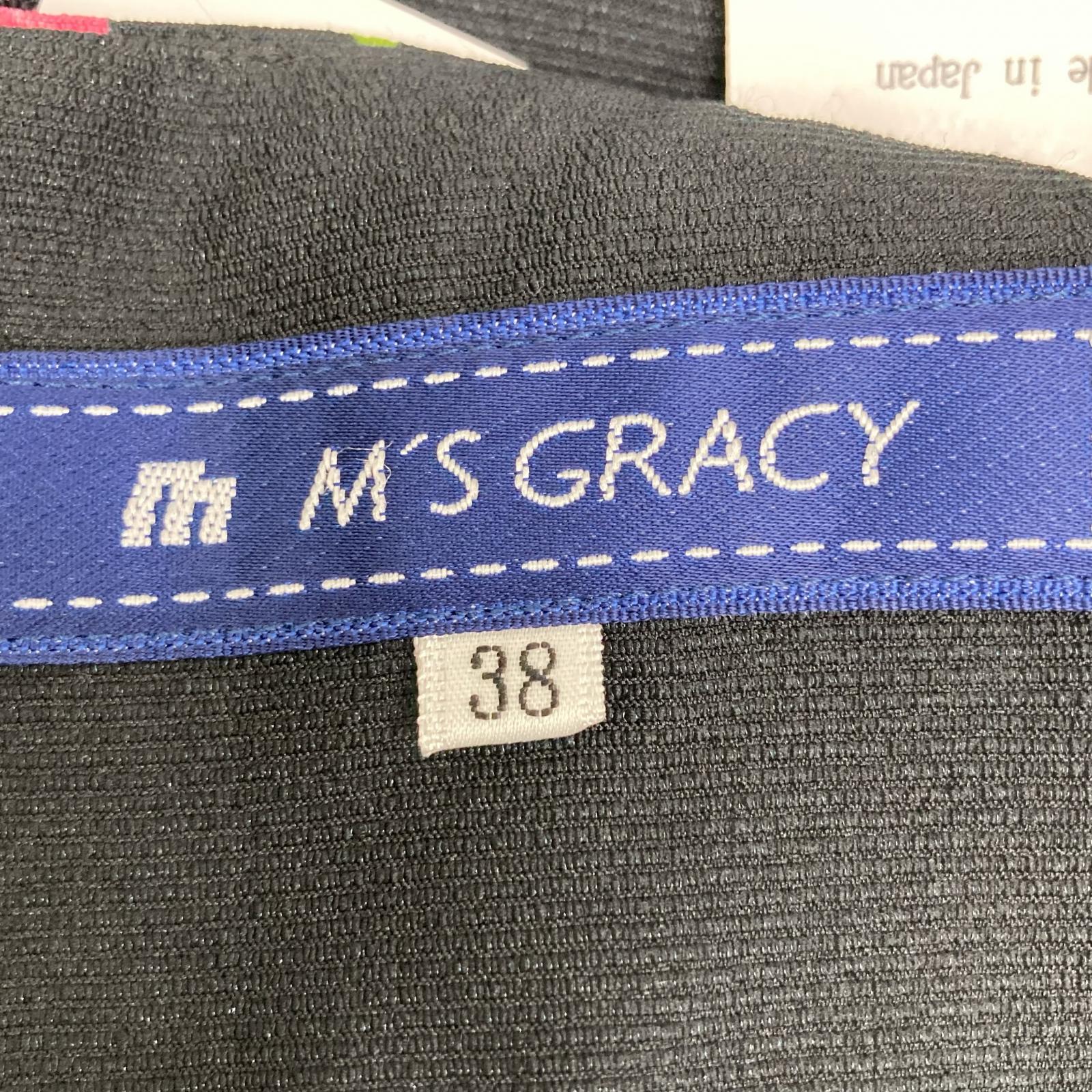 M'S GRACY エムズグレイシー フラワー柄 ノースリーブ フレアワンピース ワンピース