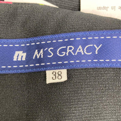 M'S GRACY エムズグレイシー フラワー柄 ノースリーブ フレアワンピース ワンピース
