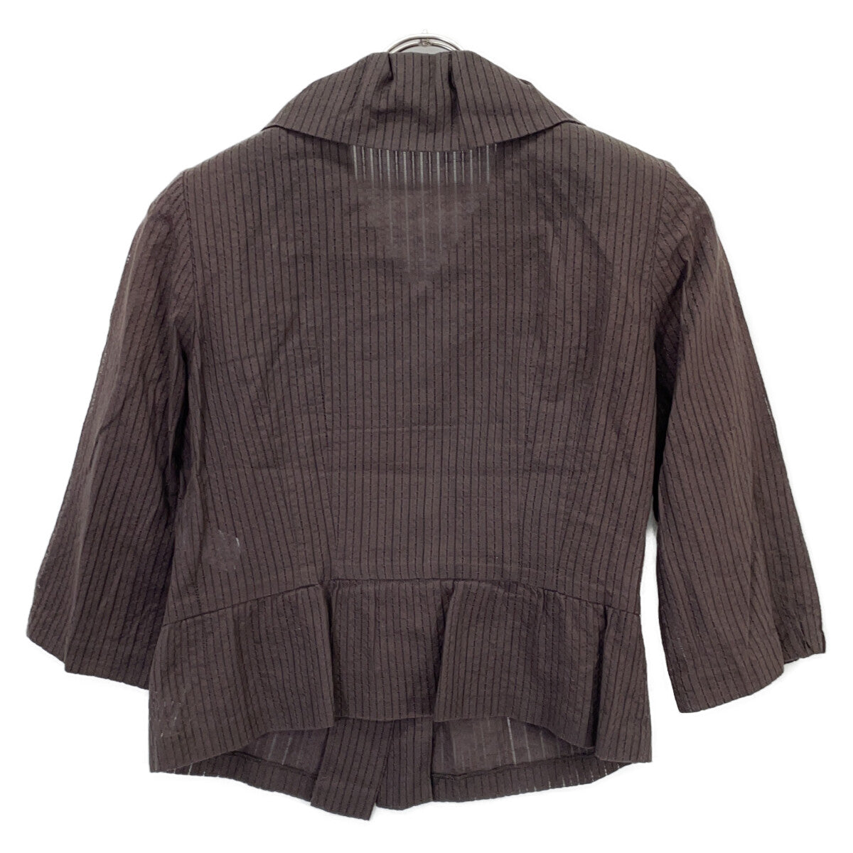 KOJI WATANABE STYLE Brown Striped Setup Suit 9