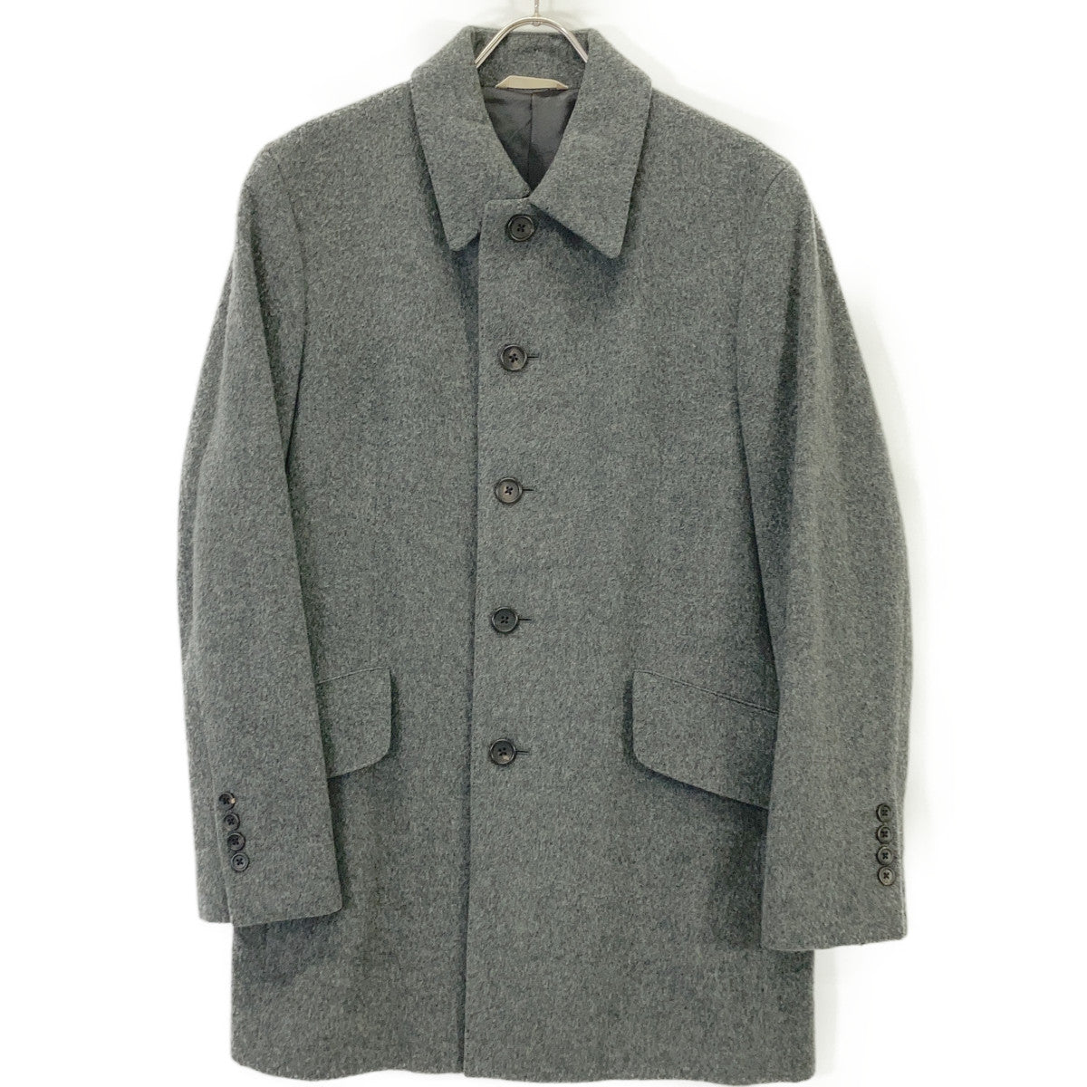 Paul Smith Collection 保罗史密斯系列 244220 灰色 羊毛切斯特菲尔德大衣 L码