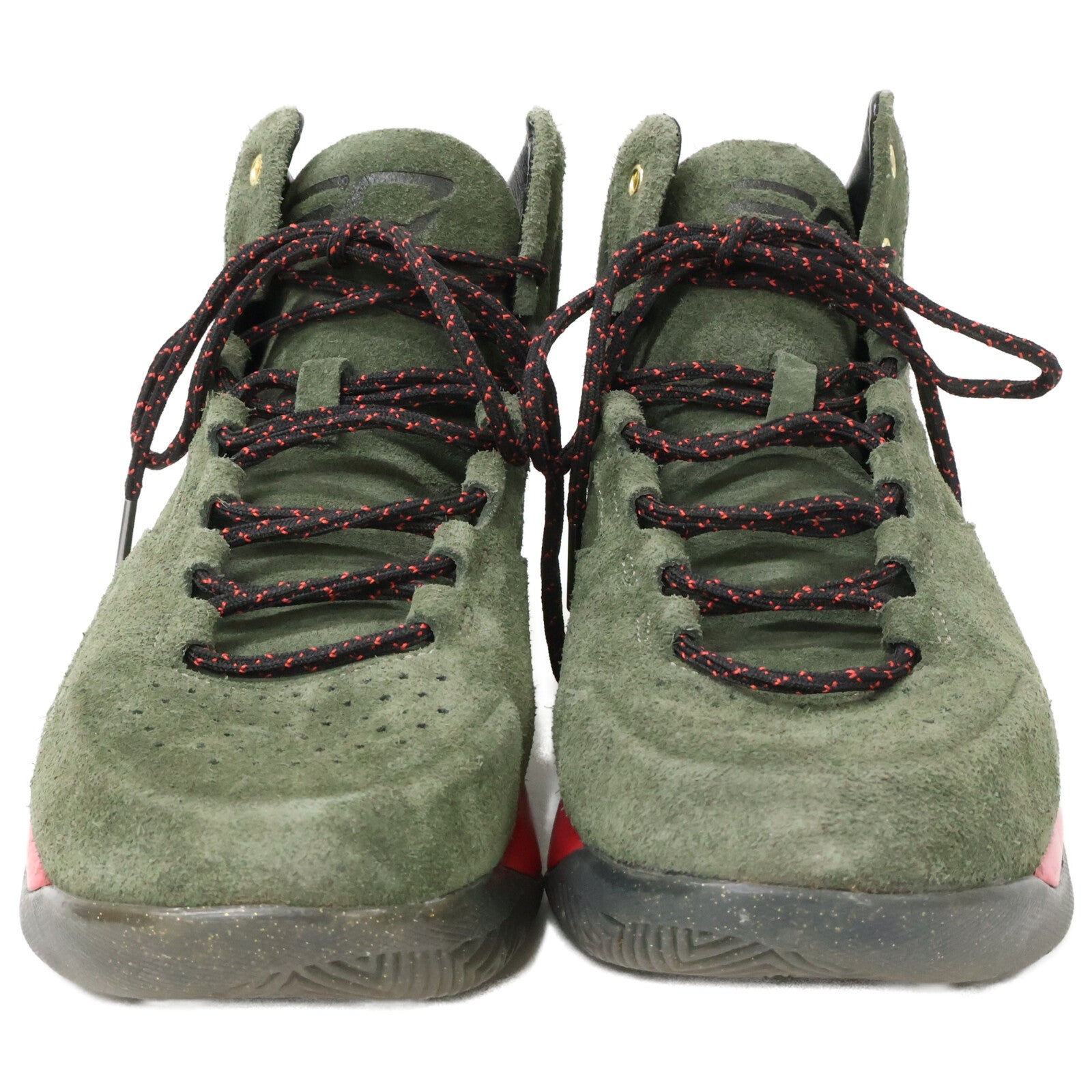 1296617-330 Curry 1 Lux Mid Suede Downtown Green 男士运动鞋 27