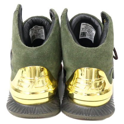 1296617-330 Curry 1 Lux Mid Suede Downtown Green 男士运动鞋 27