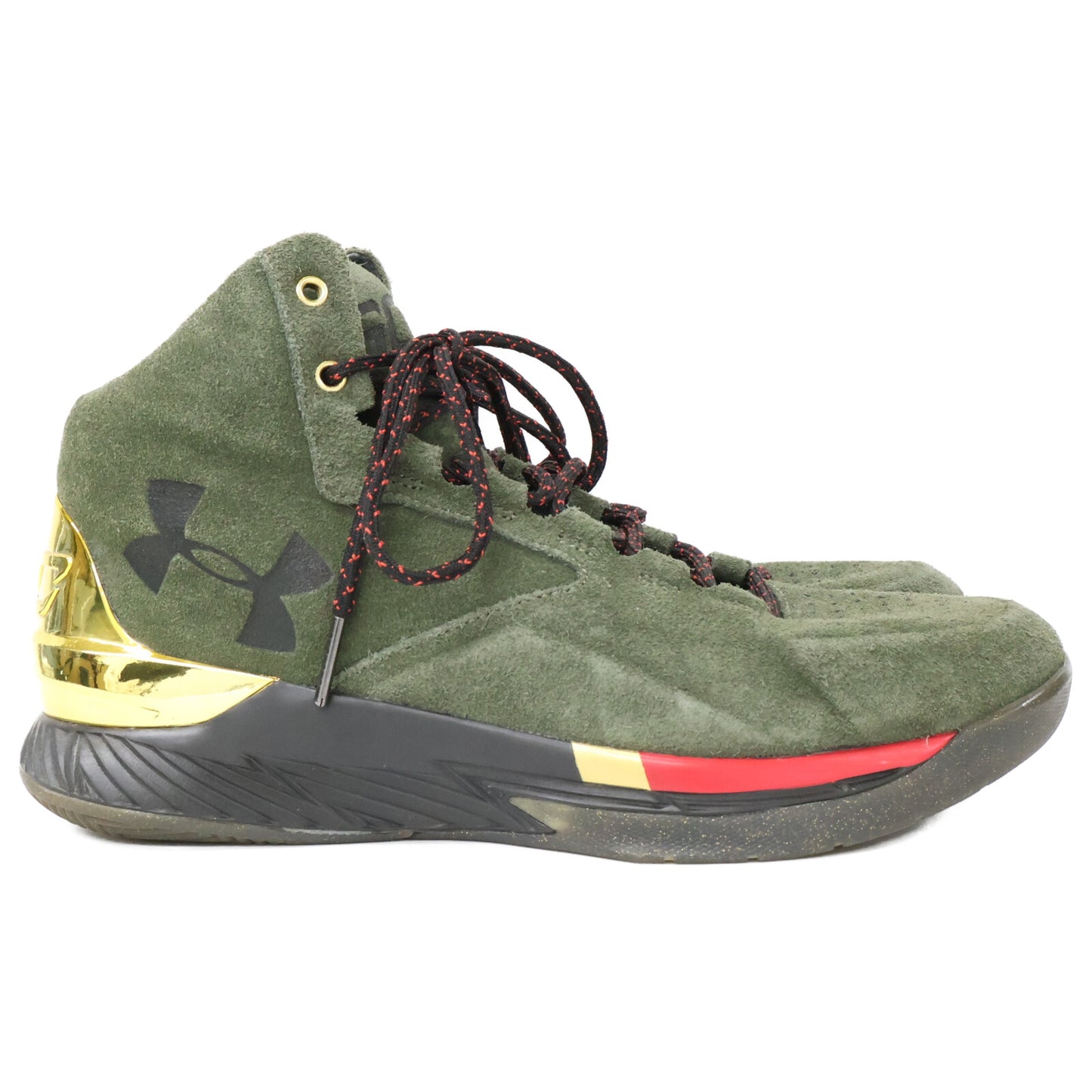 1296617-330 Curry 1 Lux Mid Suede Downtown Green 男士运动鞋 27