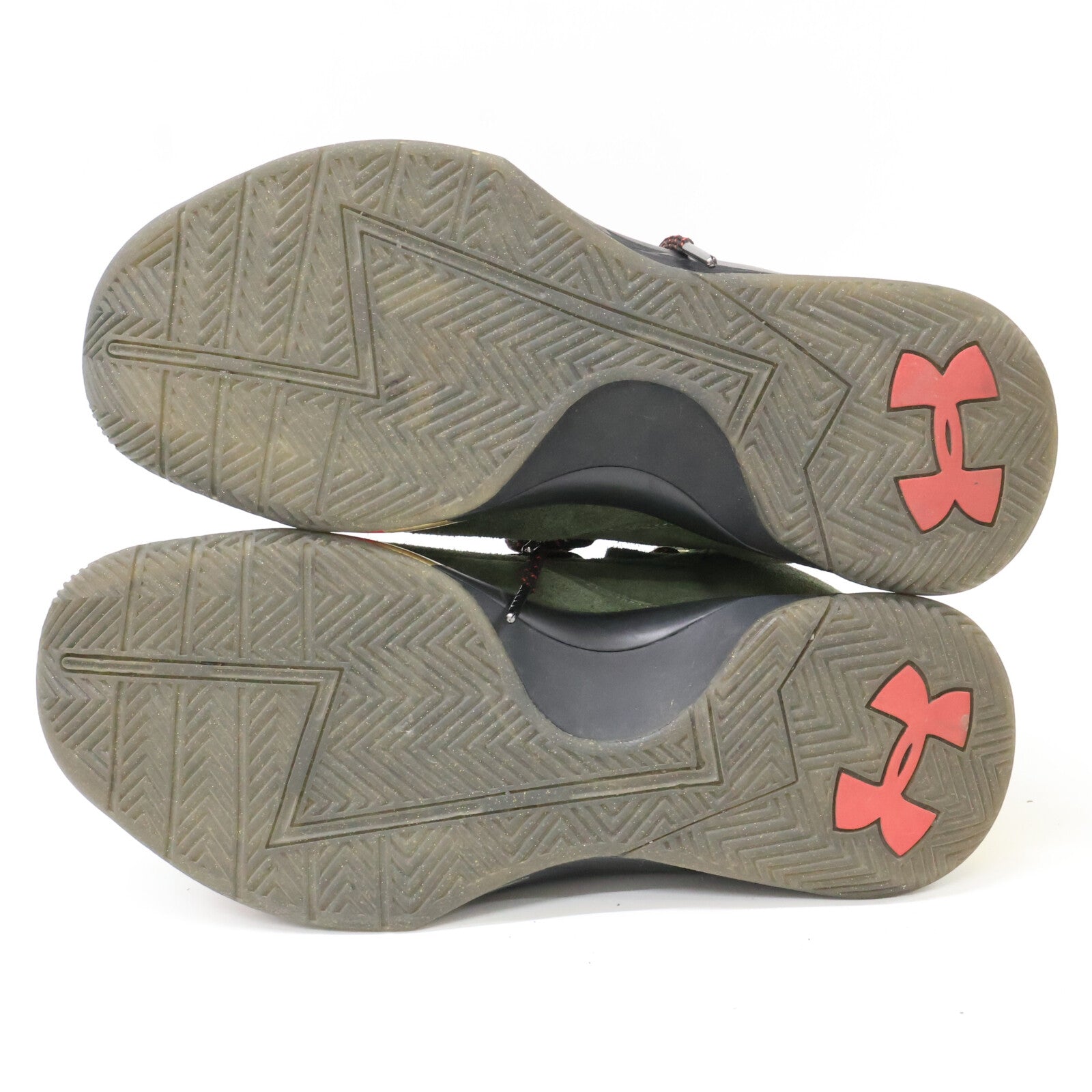 1296617-330 Curry 1 Lux Mid Suede Downtown Green 男士运动鞋 27
