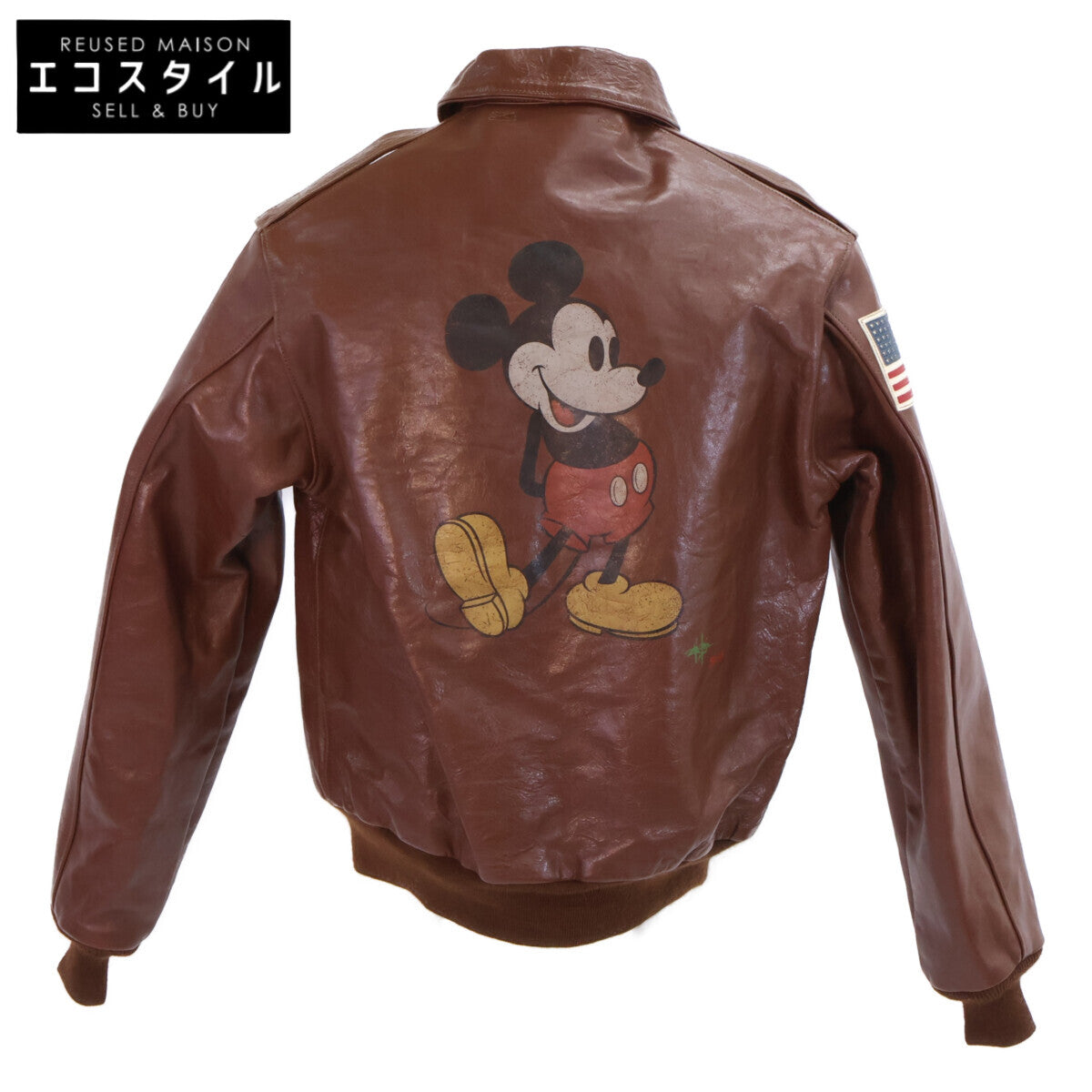 TOYS McCOY PRODUCT トイズマッコイプロダクト TMJ1704 50着限定 A-2 ラフウェア実名復刻 MICKEY MOUSE ジャケット