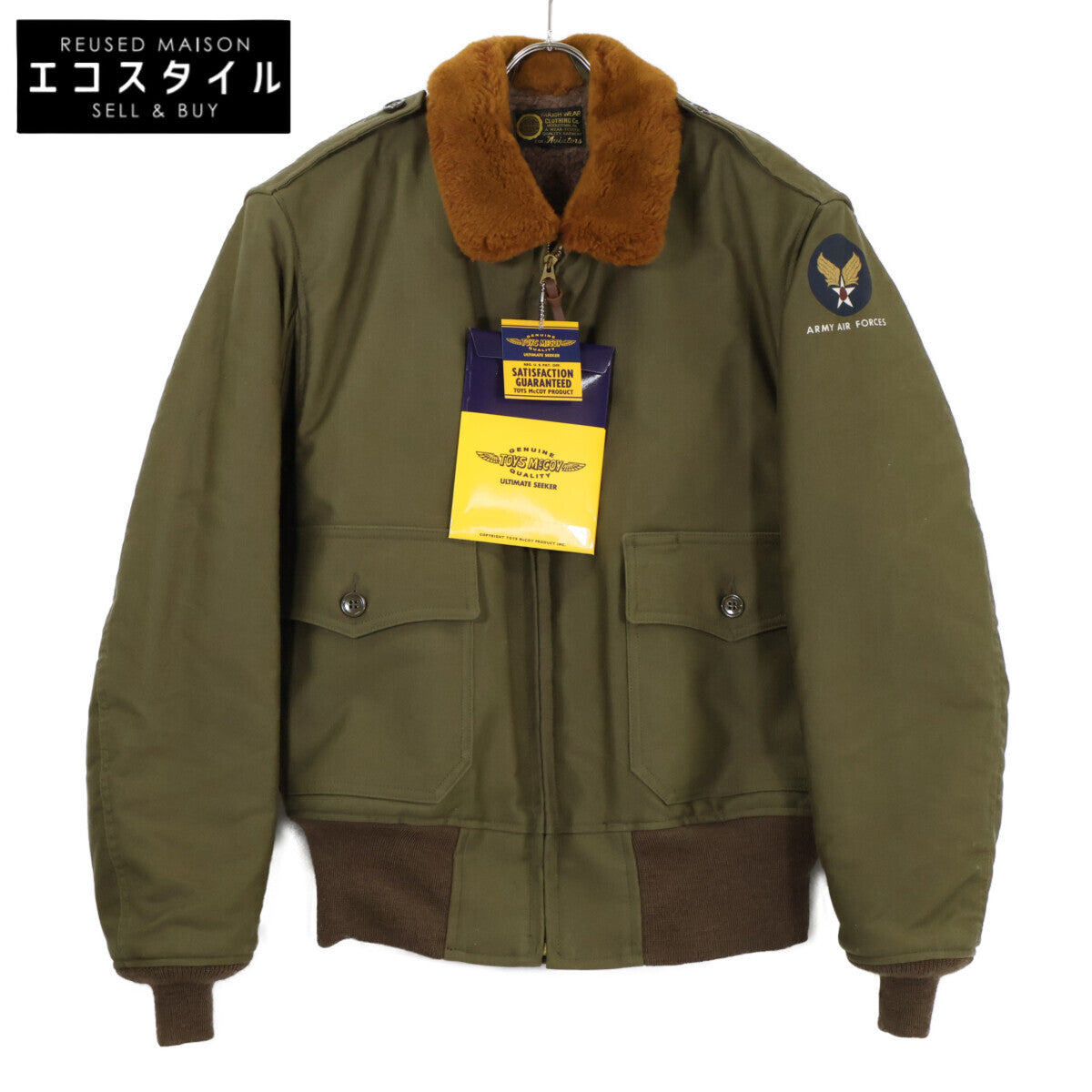 TOYS McCOY PRODUCT トイズマッコイプロダクト 【新品】TMJ1529 ROUGH WEAR実名復刻 B-10 フライトジャケット ジャケット