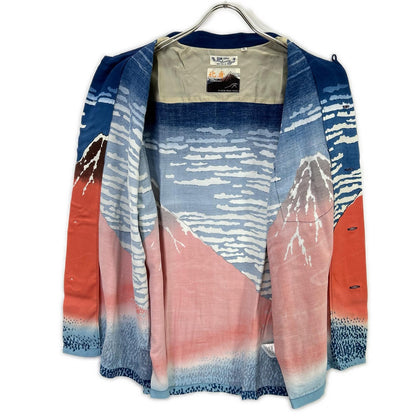 SS37917 Color 128 Katsushika Hokusai Fine Wind, Clear Morning Aloha Shirt Tops XL Men's