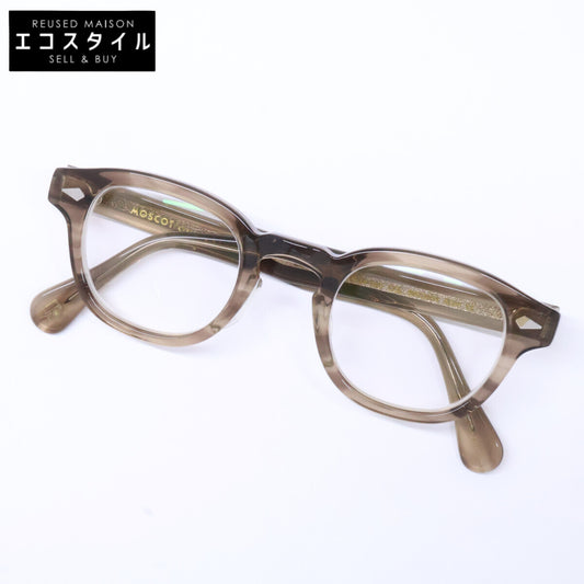 MOSCOT モスコット LEMTOSH COL.BROWN ASH レムトッシュ 度入りレンズ ウェリントンシェイプ メガネフレーム 眼鏡