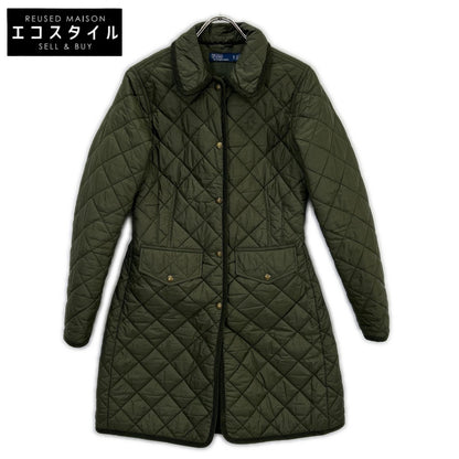POLO RALPH LAUREN Khaki Padded Quilted Coat XS