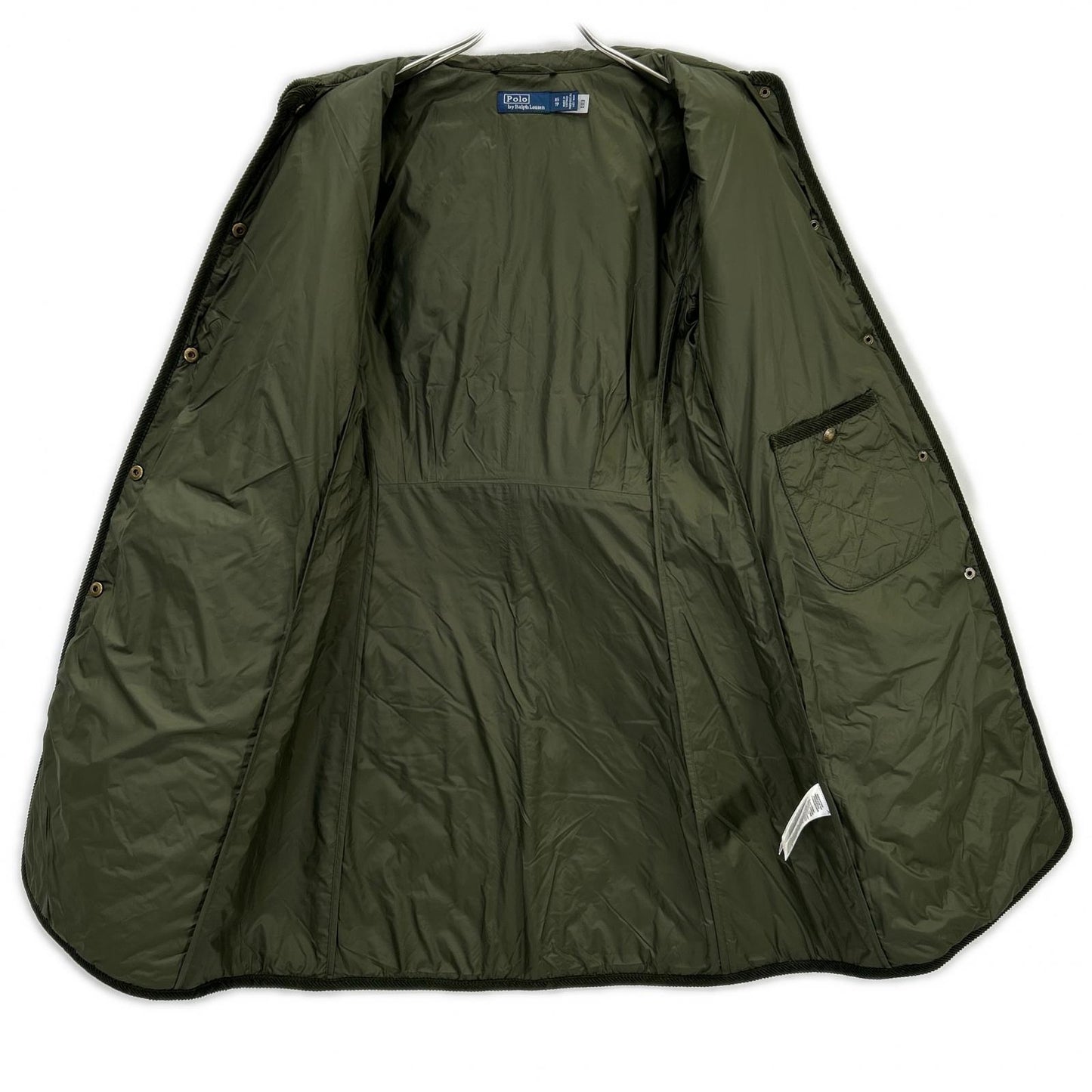 POLO RALPH LAUREN Khaki Padded Quilted Coat XS
