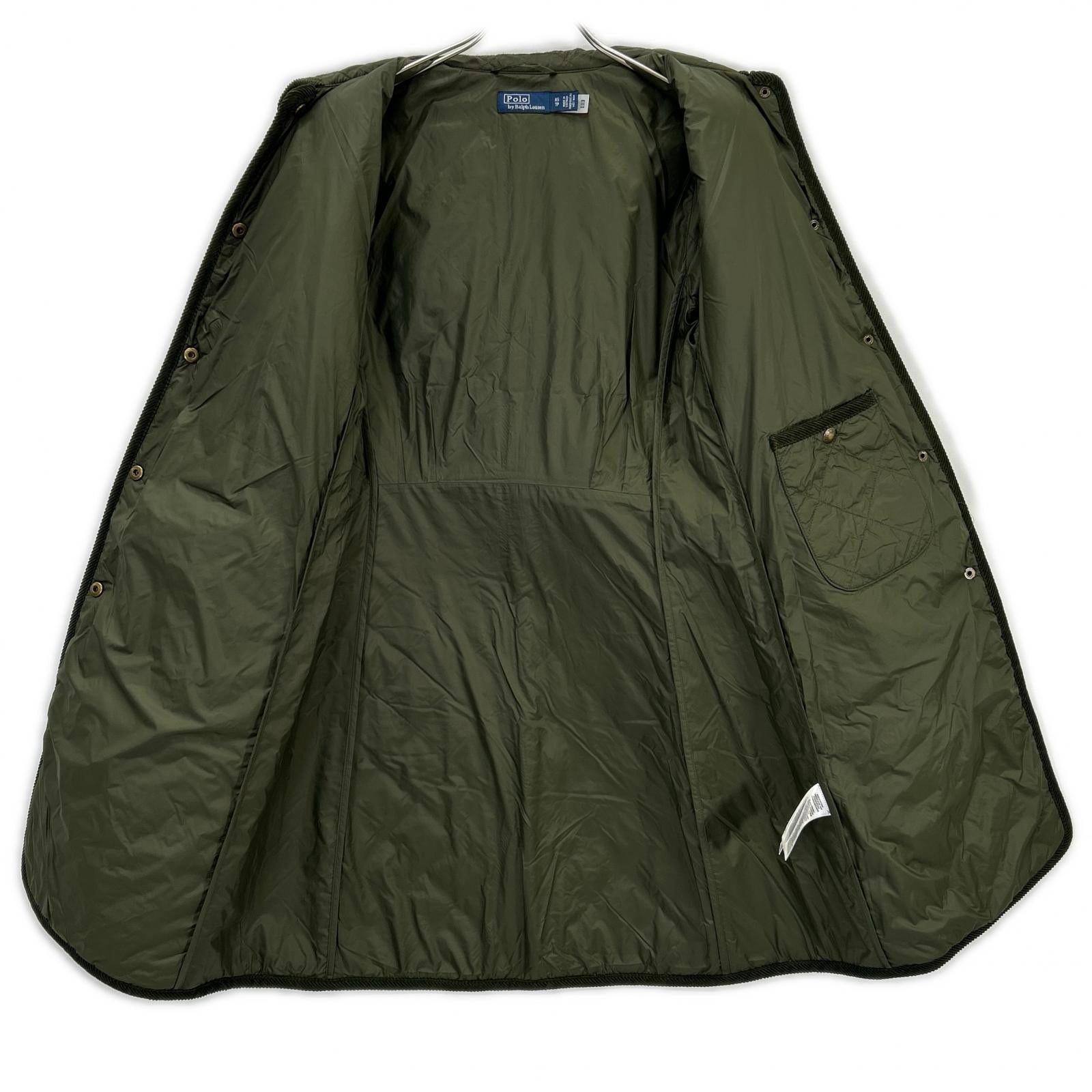 POLO RALPH LAUREN Khaki Padded Quilted Coat XS