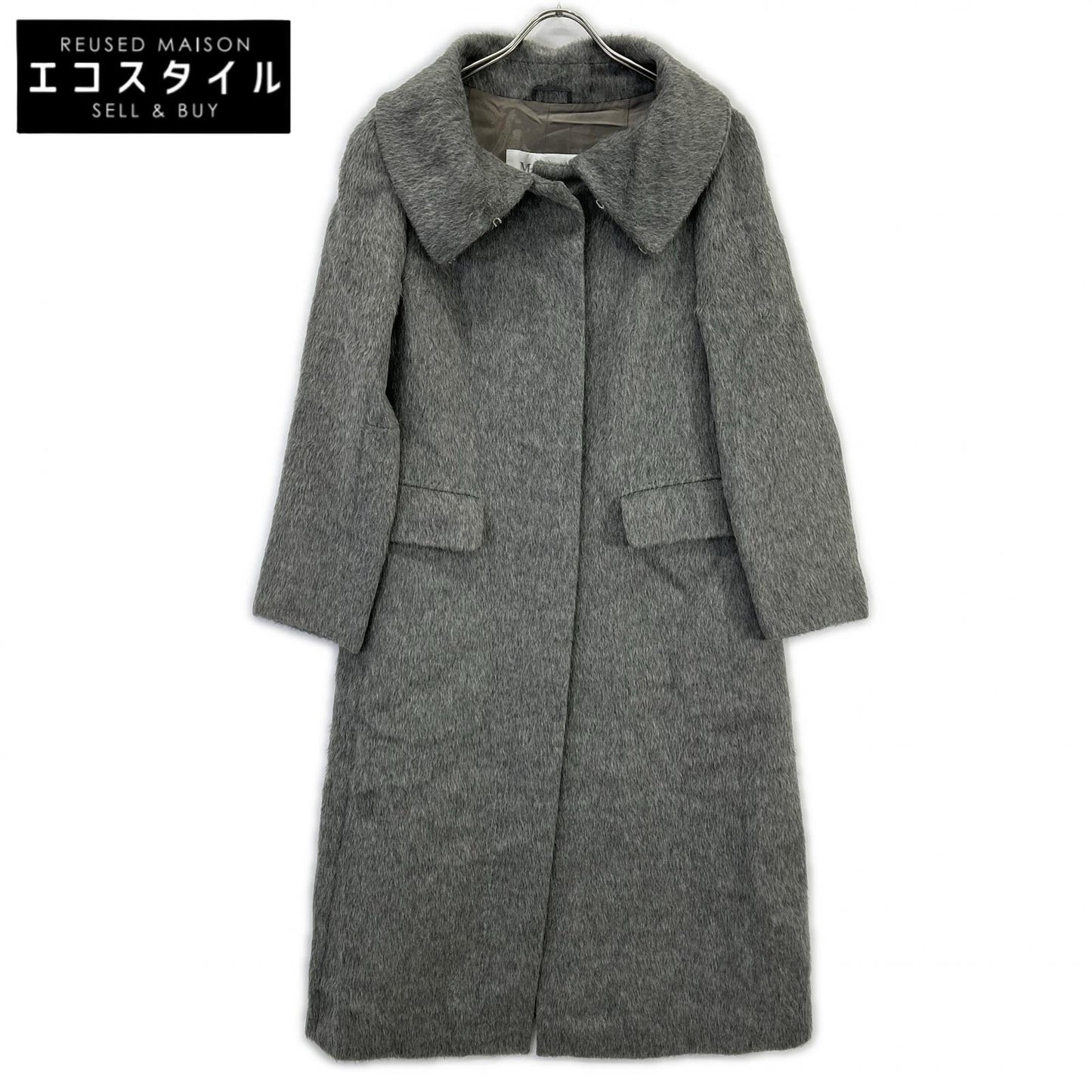 Max Mara マックスマーラ 10160179 アルパカ混シャギーコート コート