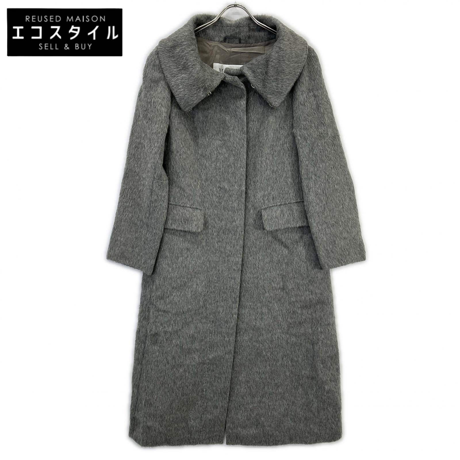 Max Mara マックスマーラ 10160179 アルパカ混シャギーコート コート