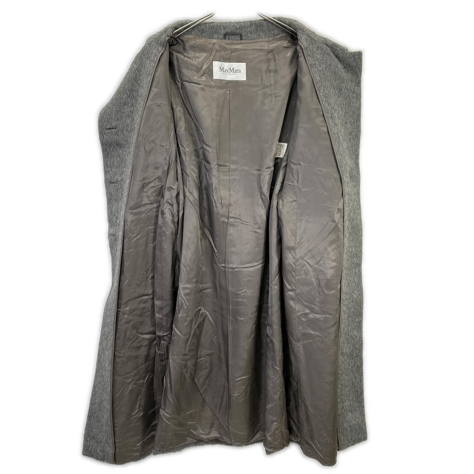 Max Mara マックスマーラ 10160179 アルパカ混シャギーコート コート