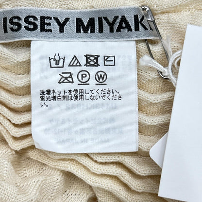 ISSEY MIYAKE 24AW IM43-KH932 Beige Pleated Knit Dress Dress