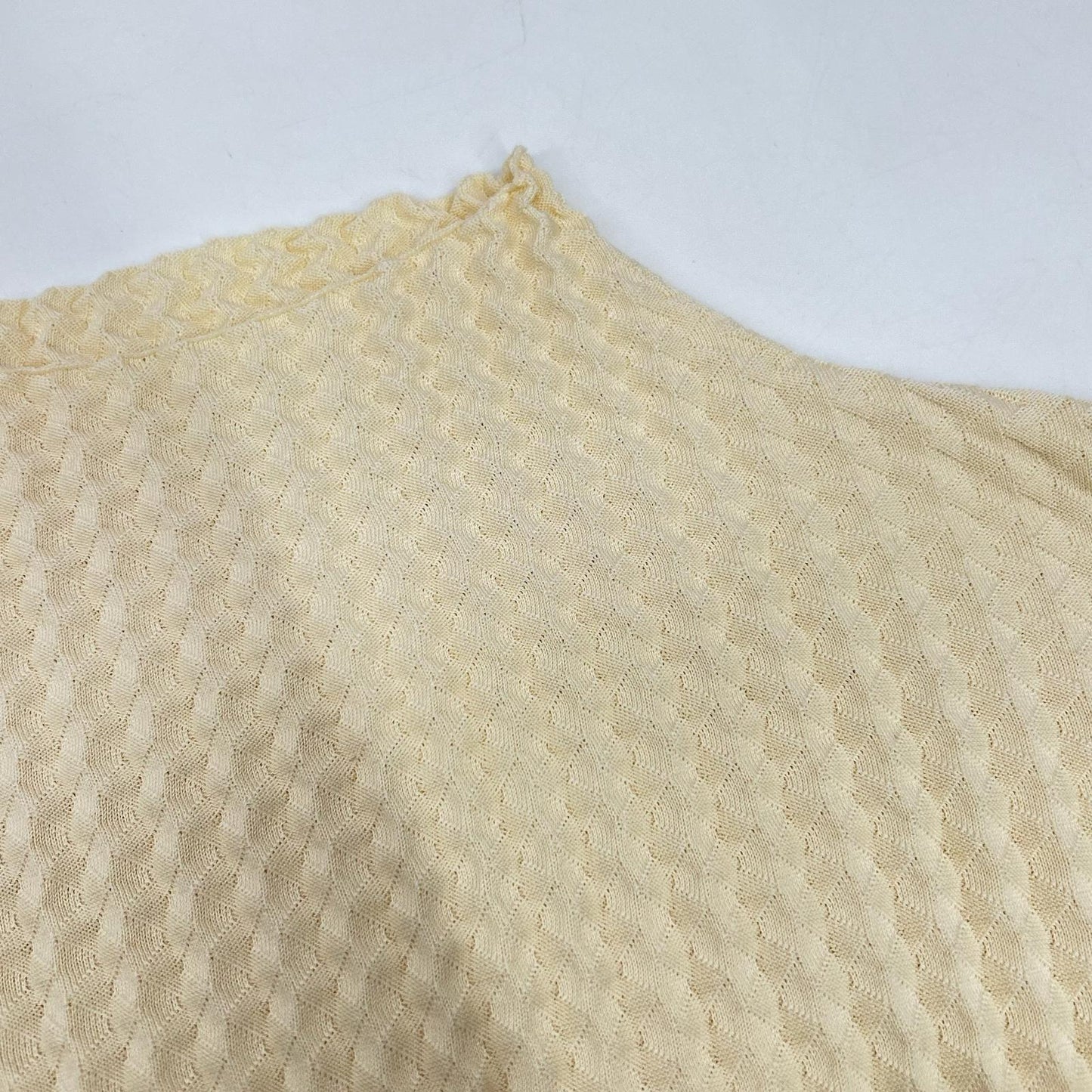 ISSEY MIYAKE 三宅一生 24AW IM43-KH932 米色褶皱针织连衣裙