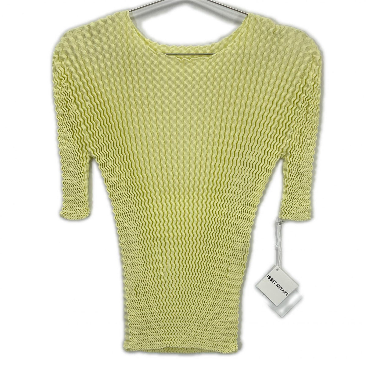 【SALE】 ISSEY MIYAKE イッセイミヤケ 25SS IM51-KN774 SPONGY プリーツ ニット カットソー トップス