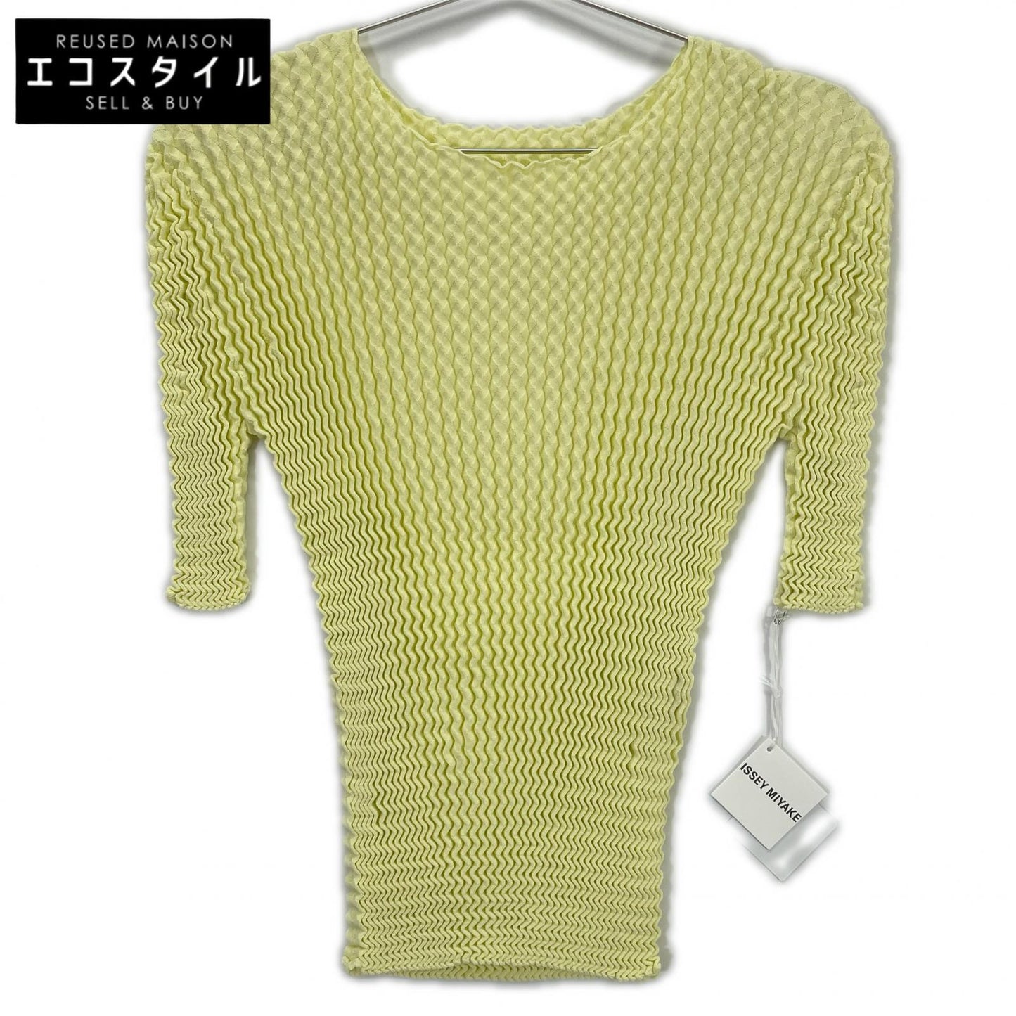 ISSEY MIYAKE 三宅一生 25SS IM51-KN774 SPONGY 褶皱针织衫 上衣