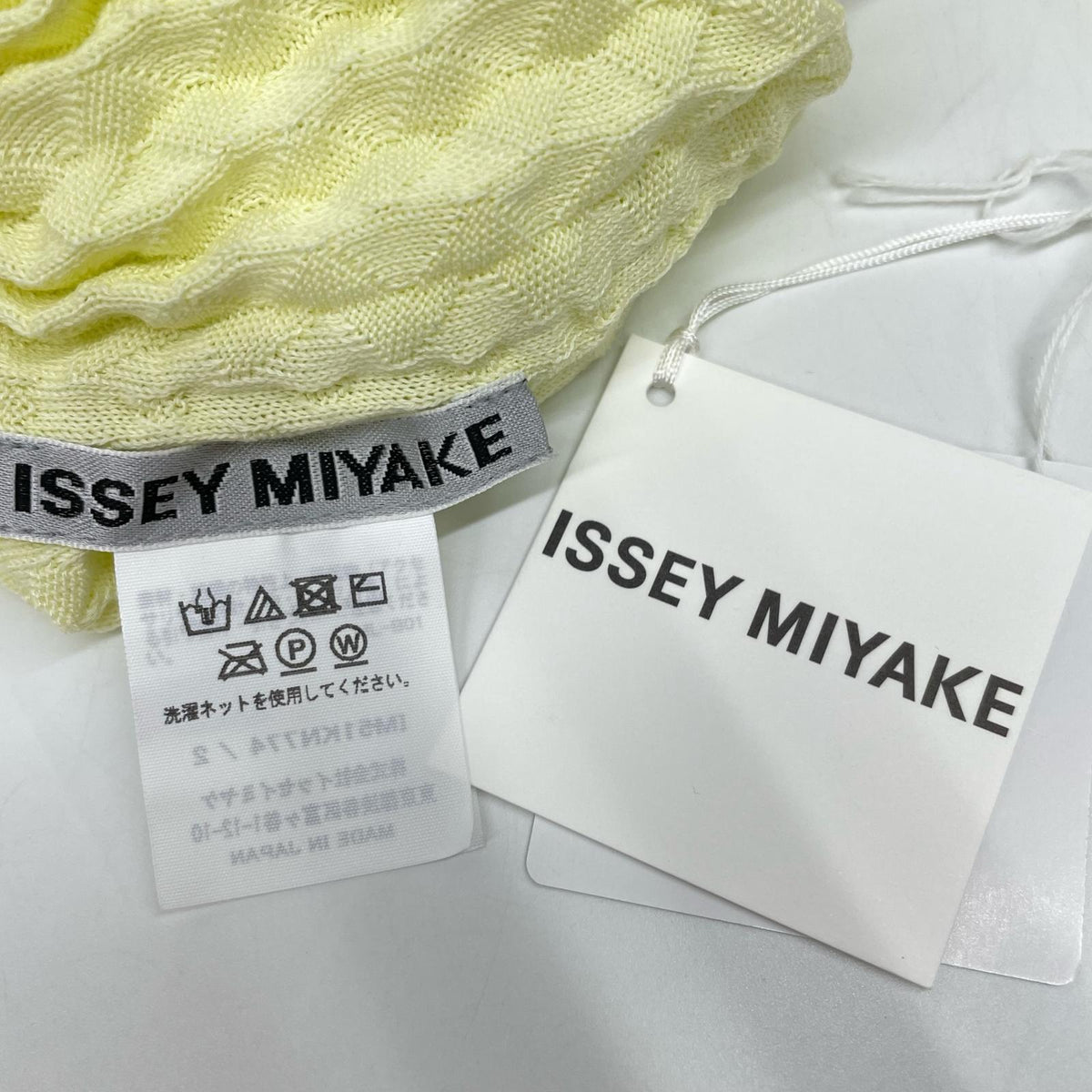 【SALE】 ISSEY MIYAKE イッセイミヤケ 25SS IM51-KN774 SPONGY プリーツ ニット カットソー トップス