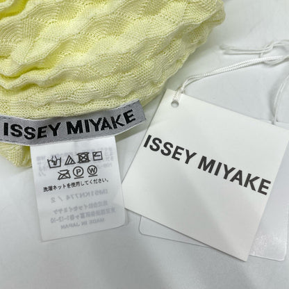 【SALE】 ISSEY MIYAKE イッセイミヤケ 25SS IM51-KN774 SPONGY プリーツ ニット カットソー トップス