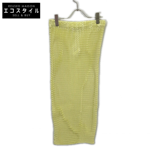 ISSEY MIYAKE イッセイミヤケ 25SS IM51-KG771 SPONGY プリーツ ニット スカート