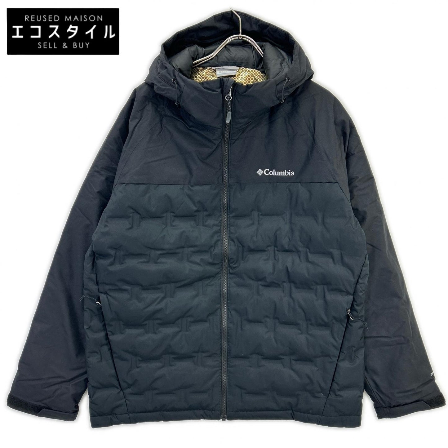 225 WE7857 BLACK GRANDTREK III DOWN HOODED JACKET Jacket XL Men's