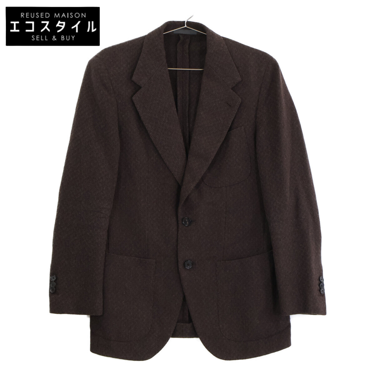 CARUSO 21-16-1777-210 BEAMS Bespoke AIDA Wool Cotton Melange Jacket