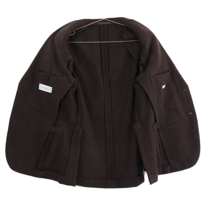 CARUSO 21-16-1777-210 BEAMS Bespoke AIDA Wool Cotton Melange Jacket