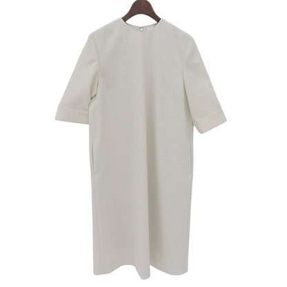 Excellent condition Dry Doublecloth I-Line Dress Women's White Size 36 25SS Dress Size 36 Women's