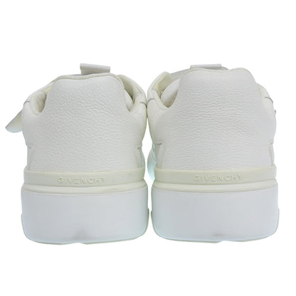GIVENCHY ジバンシィ 美品 WING SNEAKER LOW レザー スニーカー シューズ メンズ ホワイト 45 1/2 シューズ