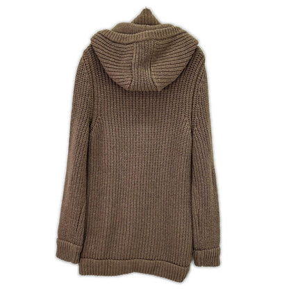 DSQUARED2 Dsquared S71HA0410 Alpaca Blend Wool Knit Duffle Coat Jacket