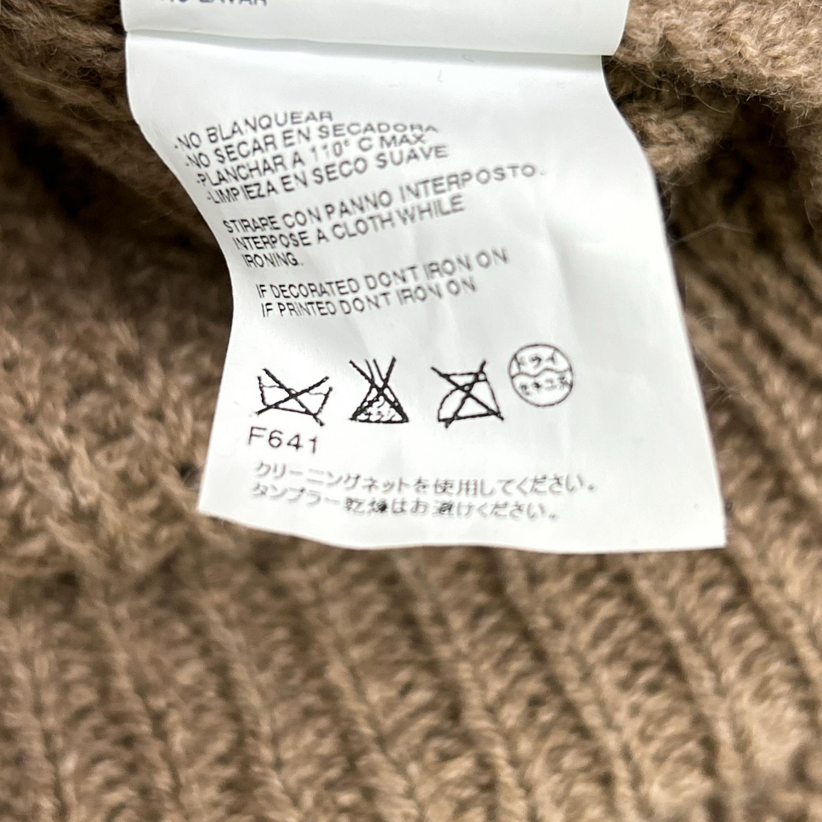 DSQUARED2 Dsquared S71HA0410 Alpaca Blend Wool Knit Duffle Coat Jacket