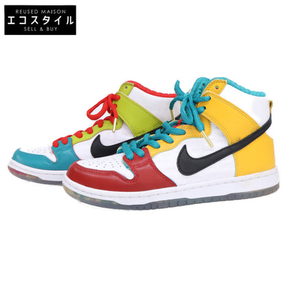 NIKE ナイキ 【新品同様】DH7778-100 SB DUNK HIGH PRO QS FROSKATE ALL LOVE,NO HATE スケートボーディング ダンク ハイ プロ スニーカー シューズ
