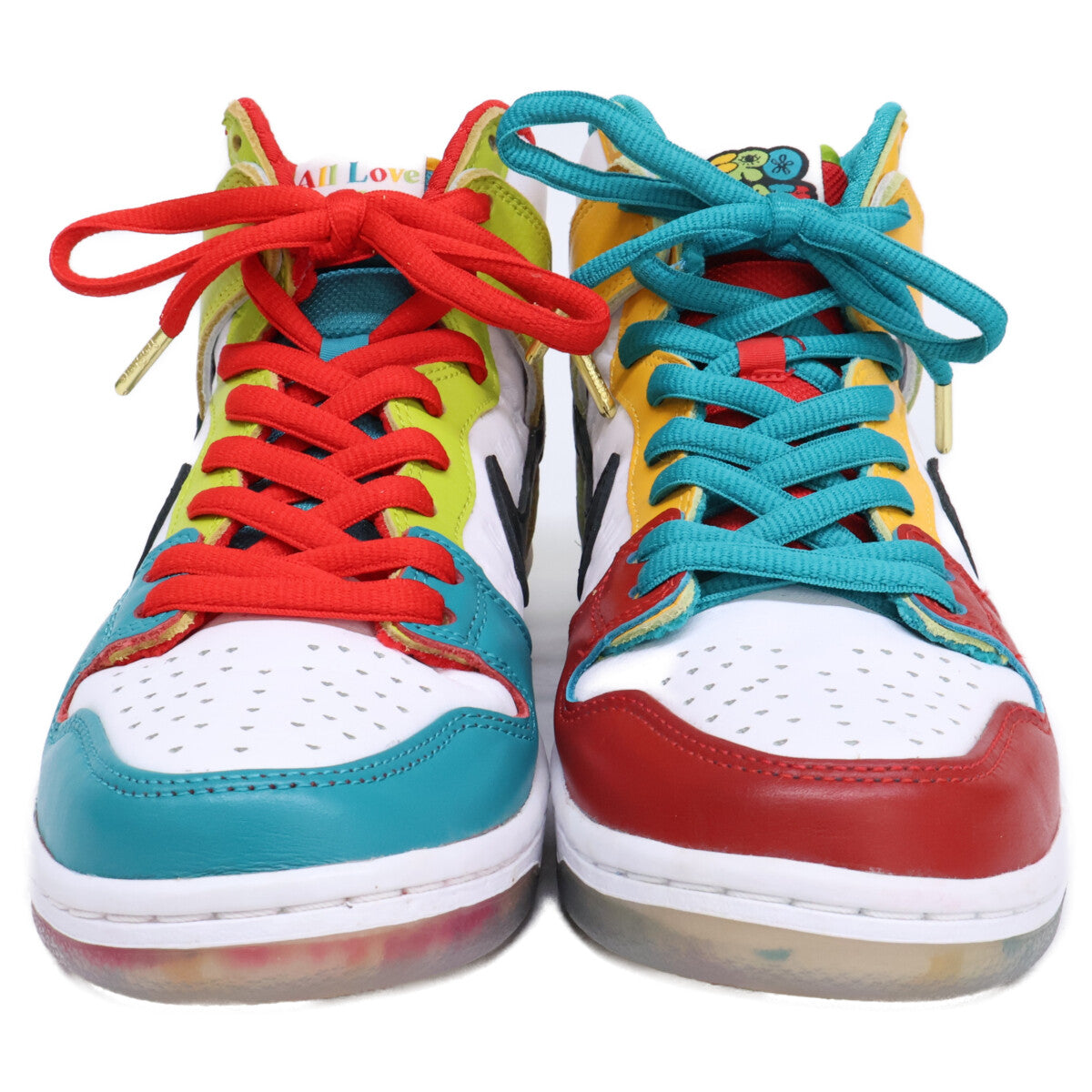 NIKE ナイキ 【新品同様】DH7778-100 SB DUNK HIGH PRO QS FROSKATE ALL LOVE,NO HATE スケートボーディング ダンク ハイ プロ スニーカー シューズ