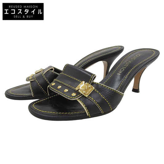 LOUIS VUITTON ルイヴィトン 美品 スハリミュール シューズ レディース ブラック 36 シューズ 36