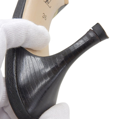 LOUIS VUITTON ルイヴィトン 美品 スハリミュール シューズ レディース ブラック 36 シューズ 36