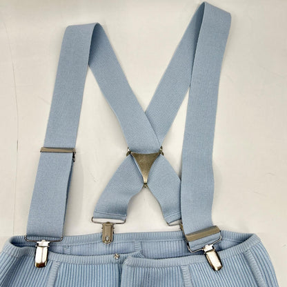 venit ヴェニット VEK-7509-A ブルー DOUBLE FACE KNIT SALOPETTE ボトムス
