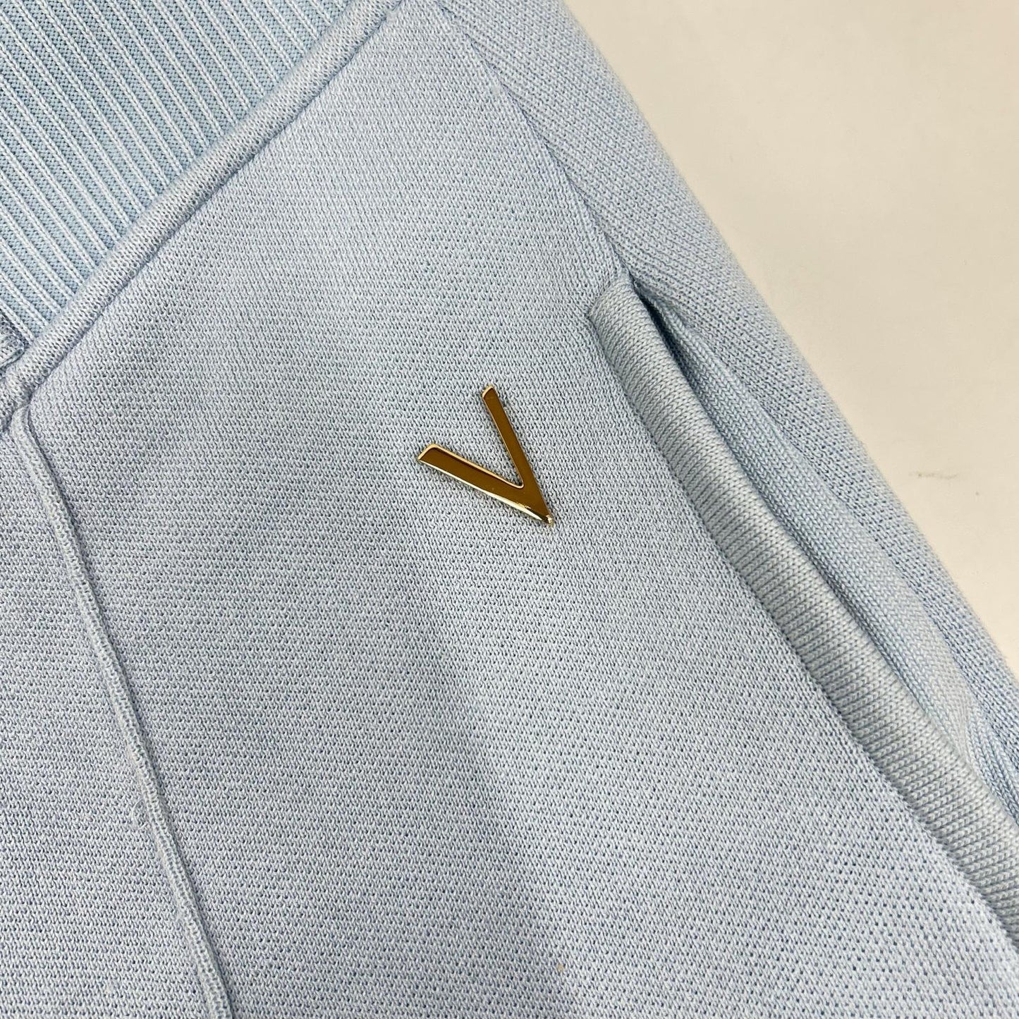 venit ヴェニット VEK-7509-A ブルー DOUBLE FACE KNIT SALOPETTE ボトムス