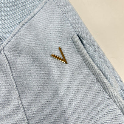 venit ヴェニット VEK-7509-A ブルー DOUBLE FACE KNIT SALOPETTE ボトムス
