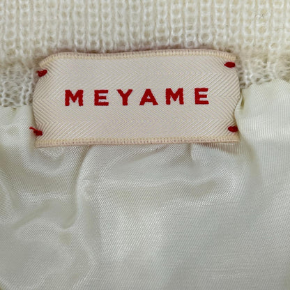 MEYAME MEY-1517 IVORY FLUFFY Skirt Skirt F