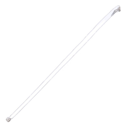 【美品】Pt850 Pt950 0.100 0.05 ダイヤモンド ネックレス レディース