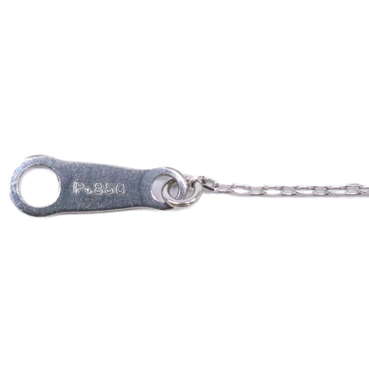 【美品】Pt850 Pt950 0.100 0.05 ダイヤモンド ネックレス レディース