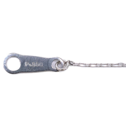 【美品】Pt850 Pt950 0.100 0.05 ダイヤモンド ネックレス レディース