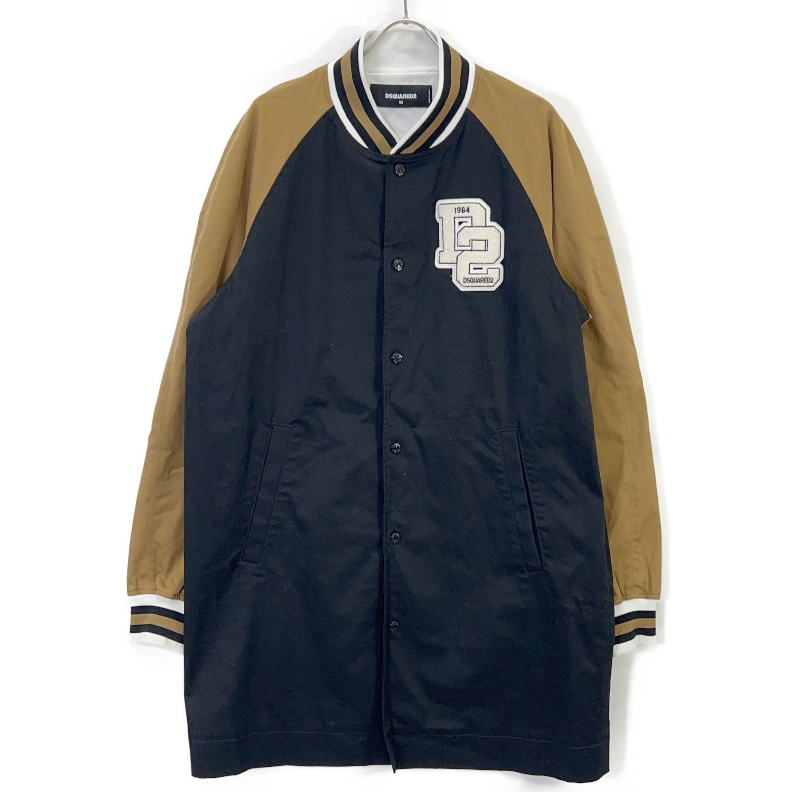 DSQUARED2 ディースクエアード 24年製 S74AA0286 スタジアムトレンチコート ジャケット