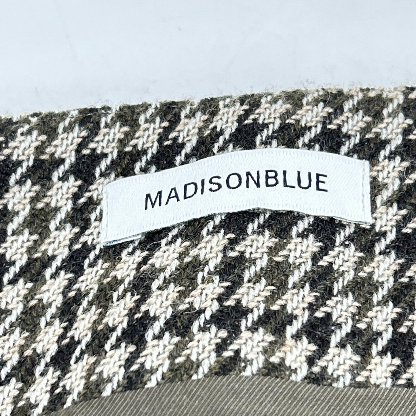 MADISON BLUE 马迪逊蓝 MB214-6011 美人鱼格纹喇叭裙 半身裙