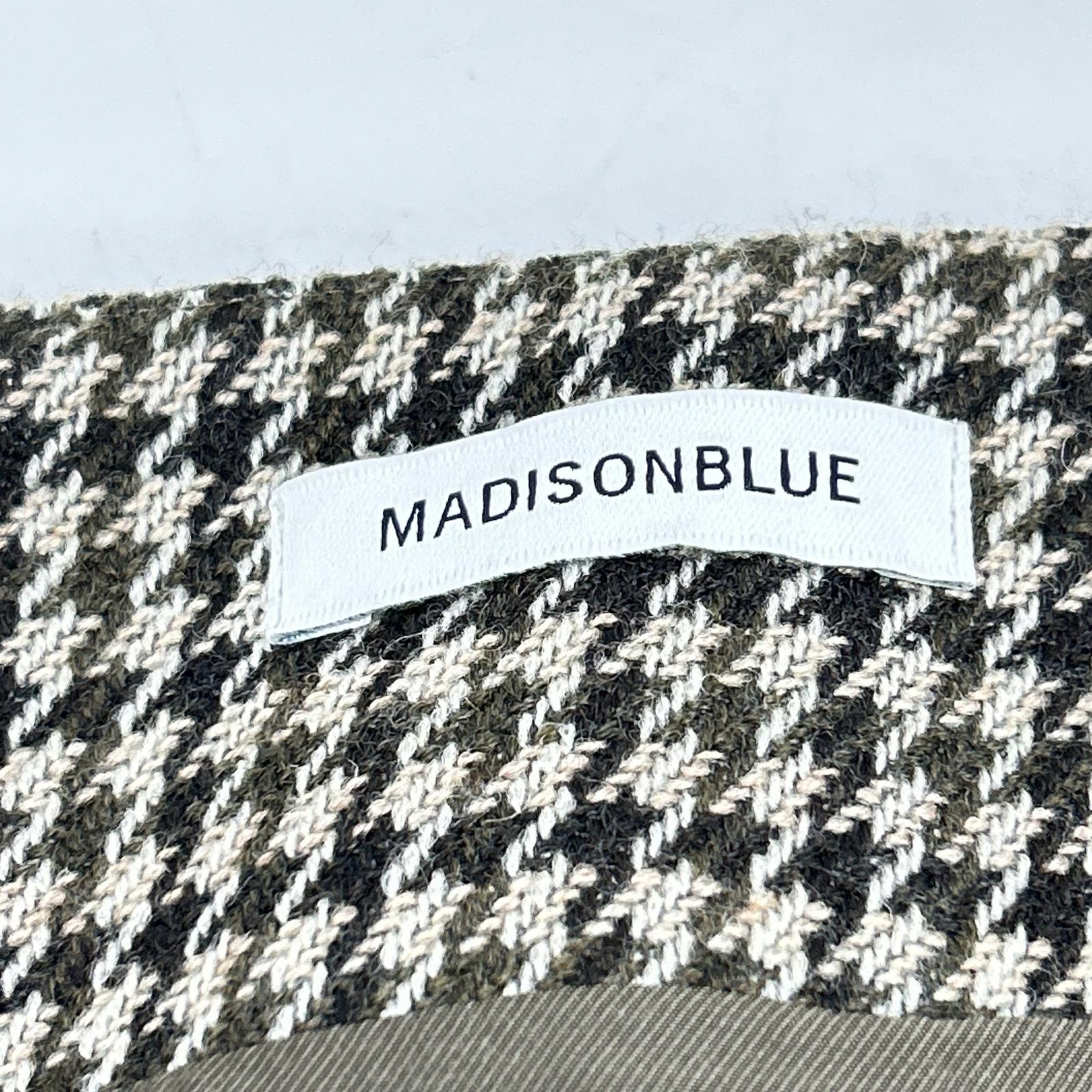 MADISON BLUE 马迪逊蓝 MB214-6011 美人鱼格纹喇叭裙 半身裙