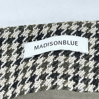 MADISON BLUE 马迪逊蓝 MB214-6011 美人鱼格纹喇叭裙 半身裙