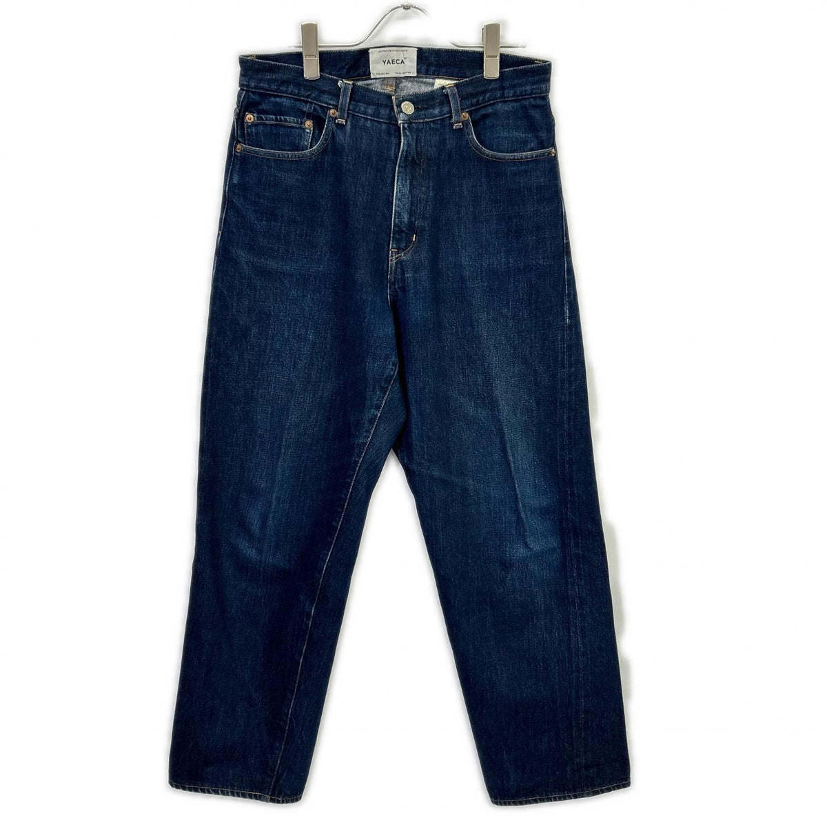 YAECA ヤエカ 13-14W wide straight-leg denim pants bottoms