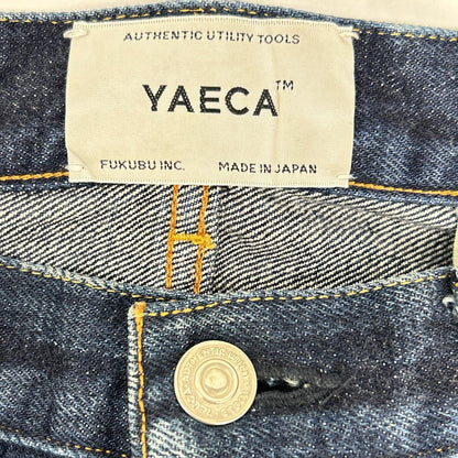 YAECA ヤエカ 13-14W wide straight-leg denim pants bottoms