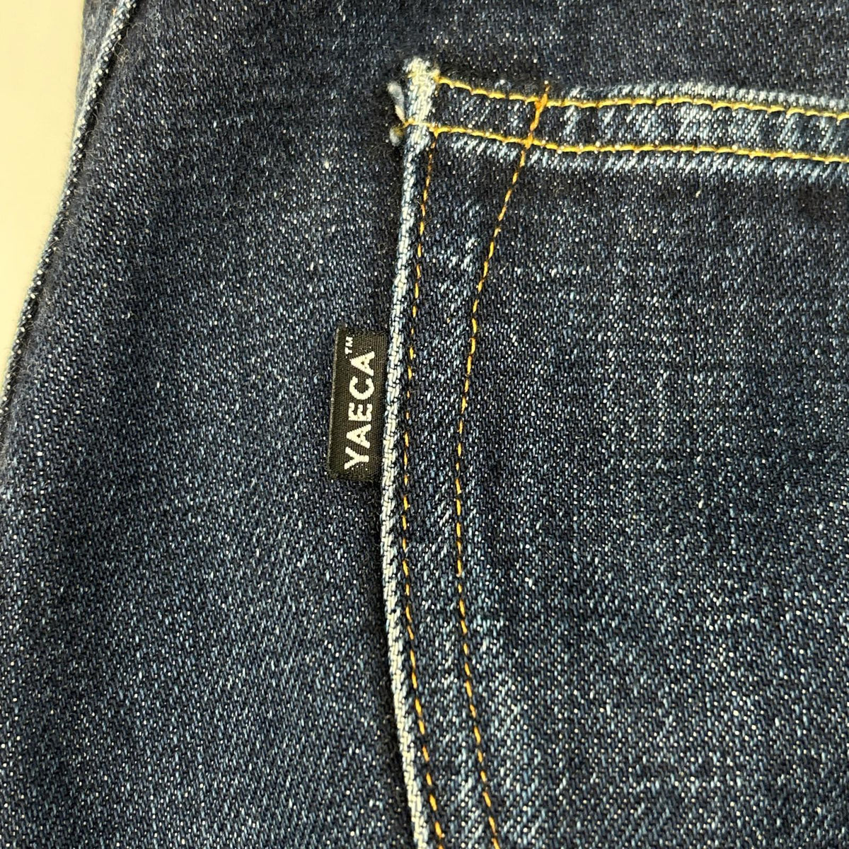 YAECA ヤエカ 13-14W wide straight-leg denim pants bottoms
